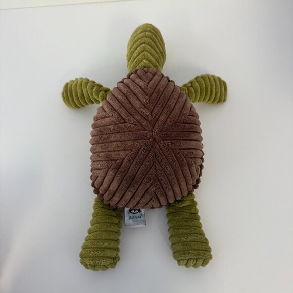 Jellycat Green & Brown Cordy Roy Corduroy 16" Turtle Stuffed Animal Retired - Picture 4 of 7